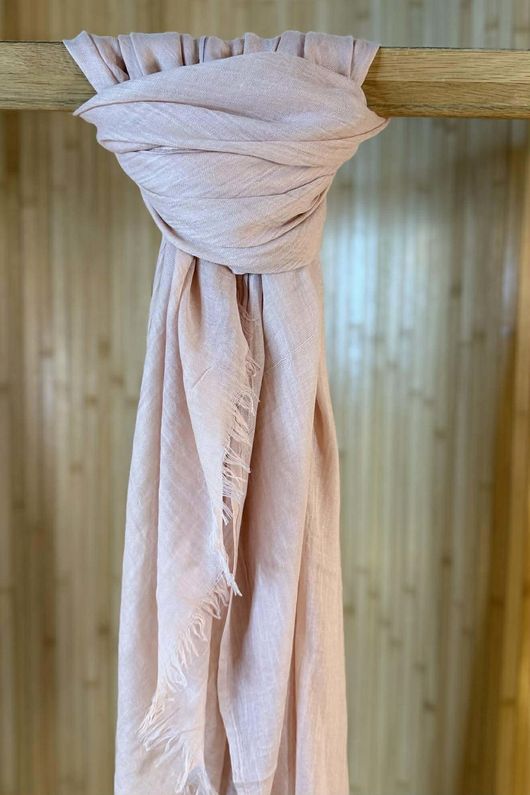 Classic Portobello Scarf Nude Blush